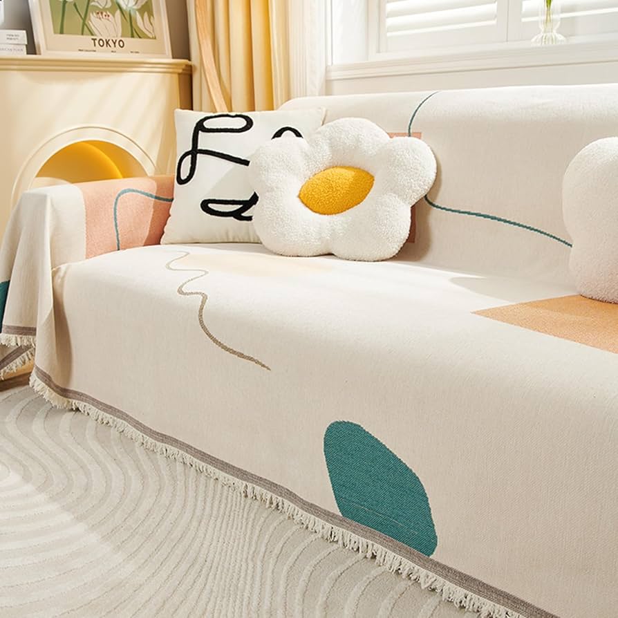 Amazon｜ソファーカバー マルチカバー 一人掛け 北欧風 一体型